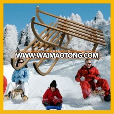 2015 foldable wooden sled snow sledge